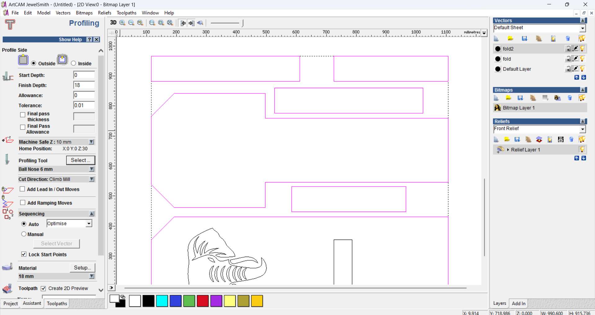 Toolpath Layout